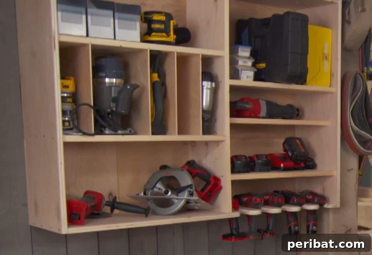 Smart Power Tool Storage Solutions 35 Easy Tool Storage Shelf