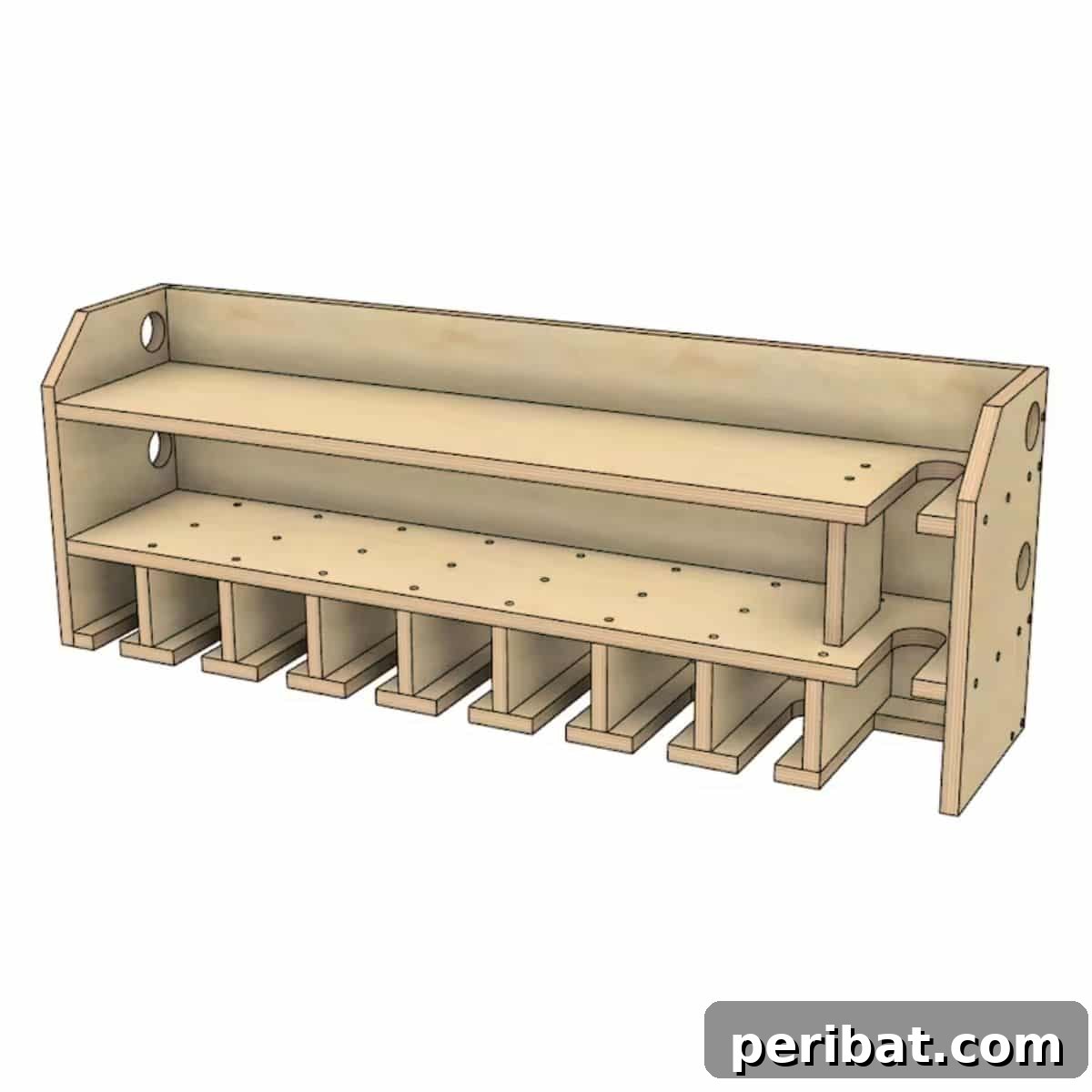 Smart Power Tool Storage Solutions 5 9 Slot DIY Cordless Power Tool Storage Shelf