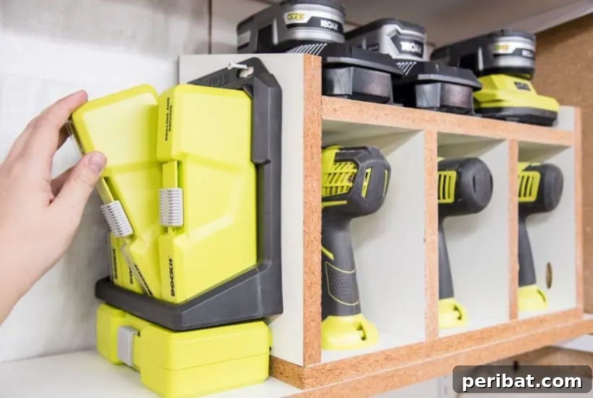 Smart Power Tool Storage Solutions 6 Easy DIY Cordless Drill Storage Rack
