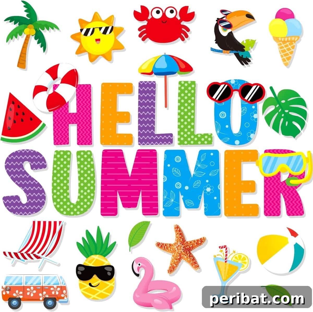 50 Summer DIY Projects to Brighten Your Home 11 Hello Summer Cutouts
