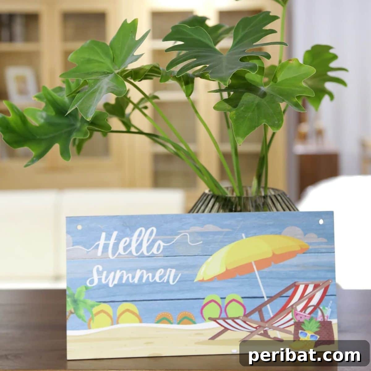 50 Summer DIY Projects to Brighten Your Home 12 Hello Summer Sign
