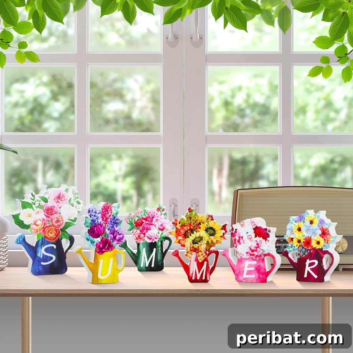 50 Summer DIY Projects to Brighten Your Home 20 Flower Farmhouse Summer Wooden Decor