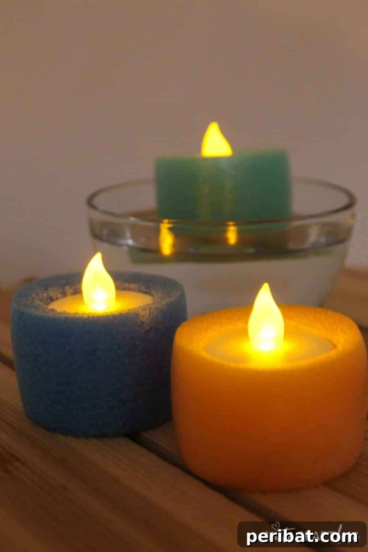 50 Summer DIY Projects to Brighten Your Home 41 Pool Noodle Luminaries for Summer