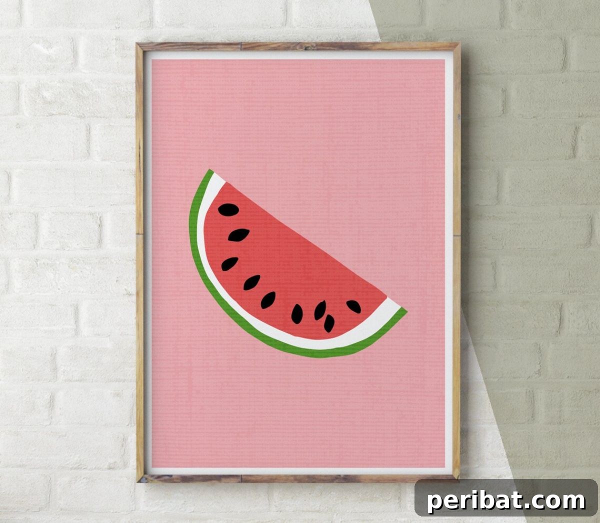 50 Summer DIY Projects to Brighten Your Home 42 Watermelon Print