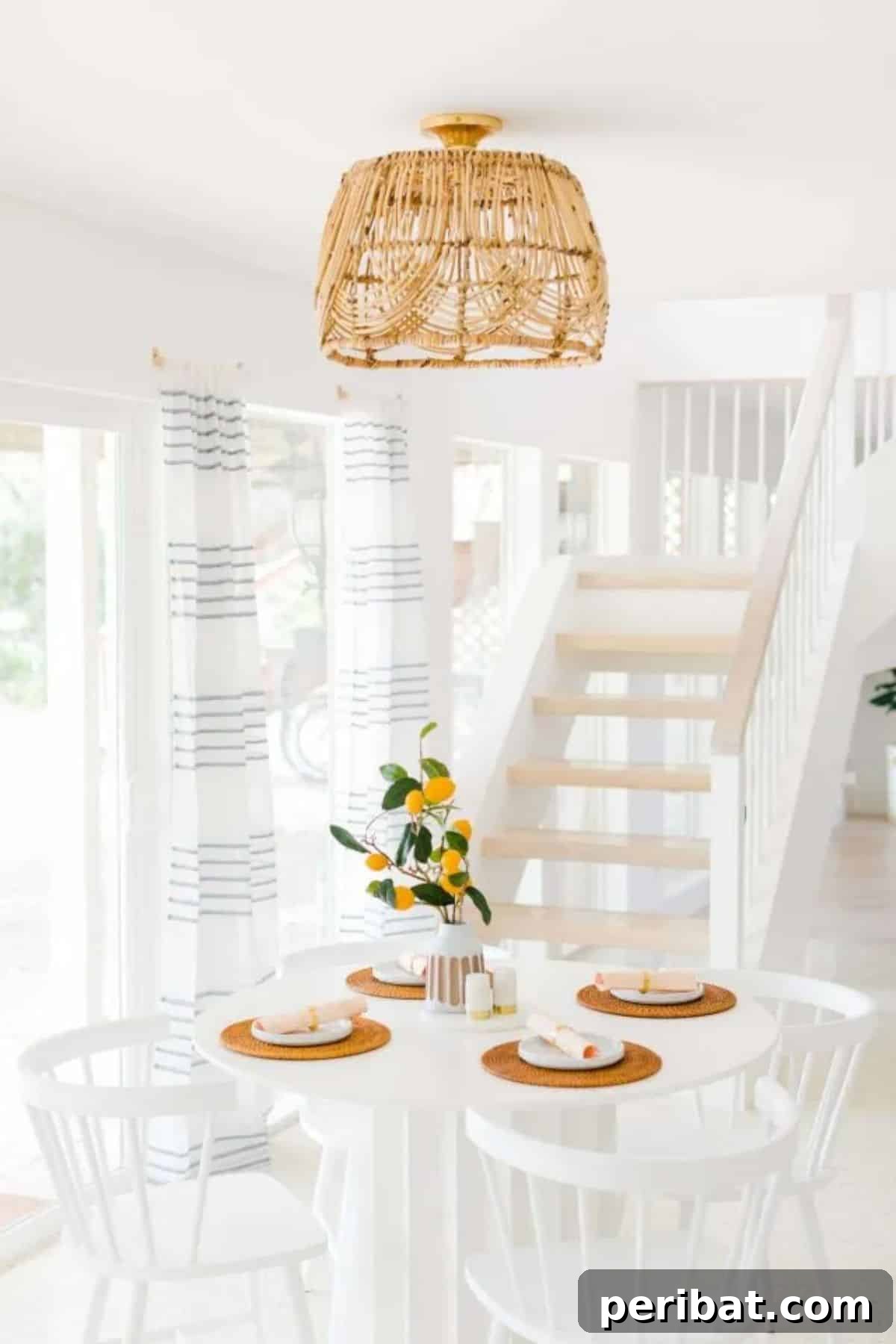 50 Summer DIY Projects to Brighten Your Home 49 DIY Basket Pendant Light
