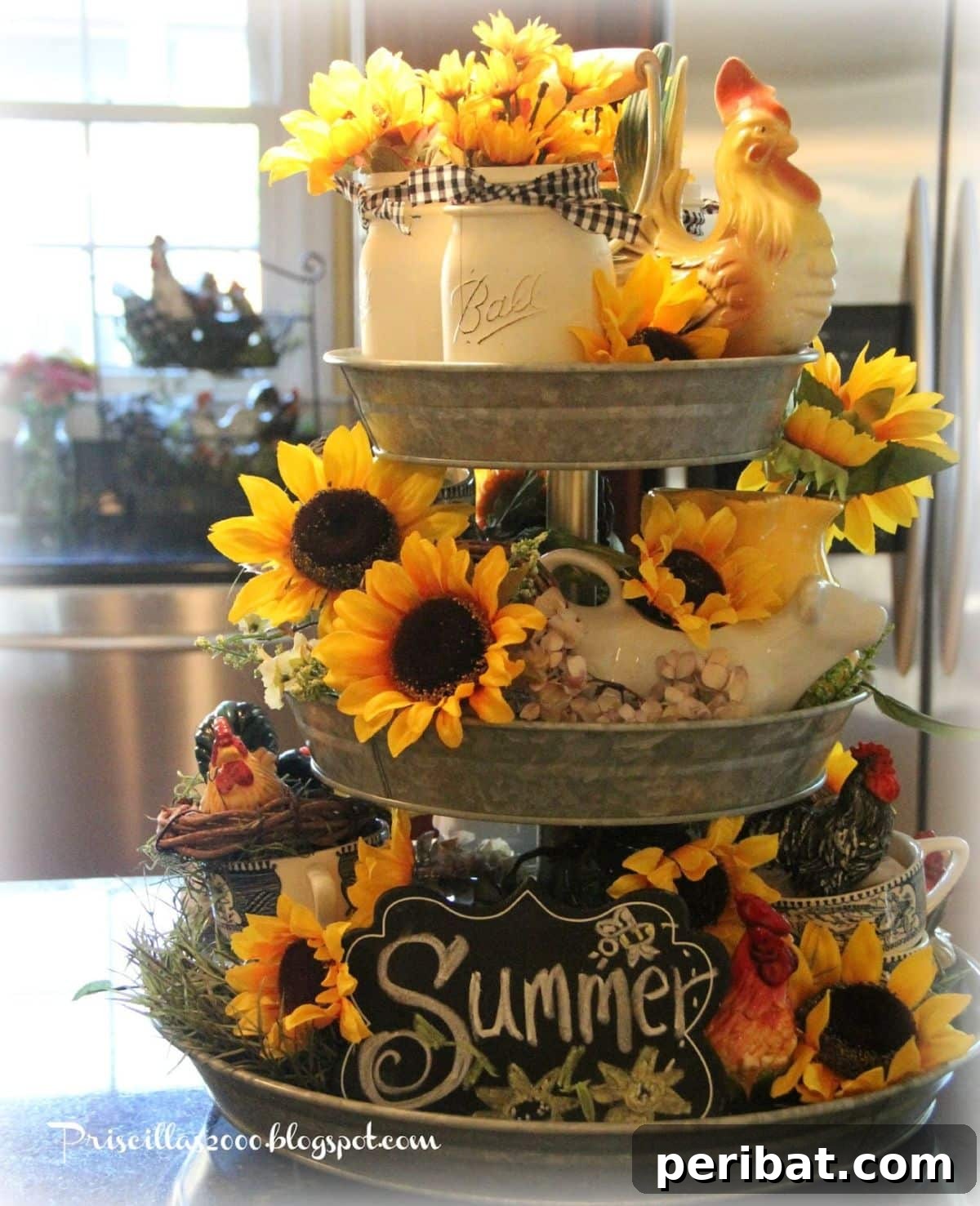 50 Summer DIY Projects to Brighten Your Home 52 Summer Galvanized Tiered Tray