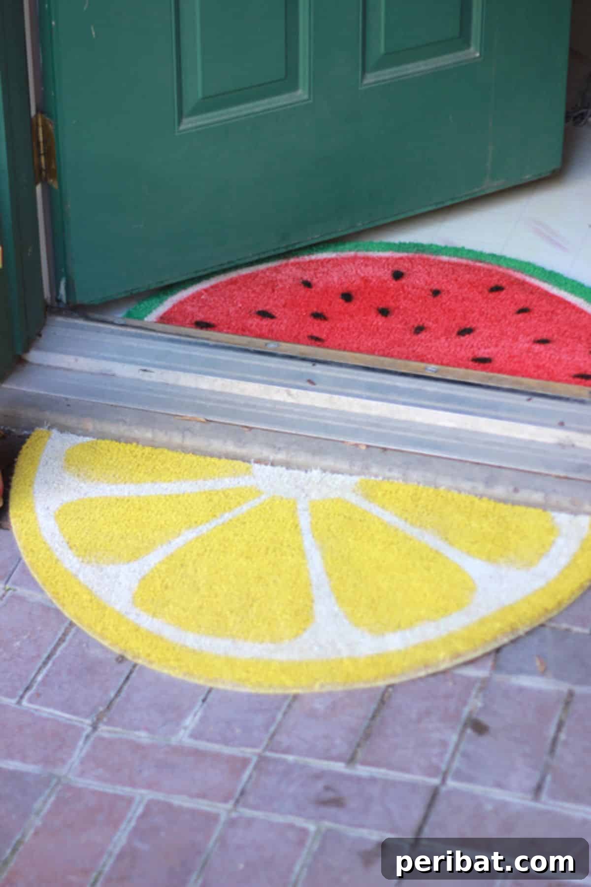 50 Summer DIY Projects to Brighten Your Home 10 Fruit Welcome Mats