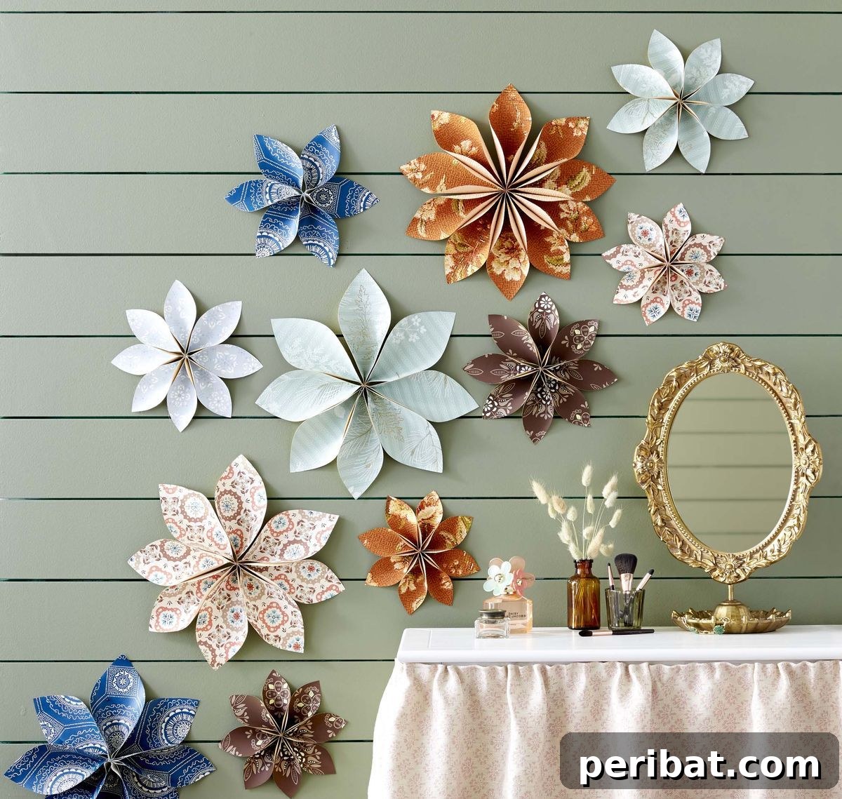 Craft Your Spring: 50 Fresh Home Decor Ideas 27 Wallpaper Flowers