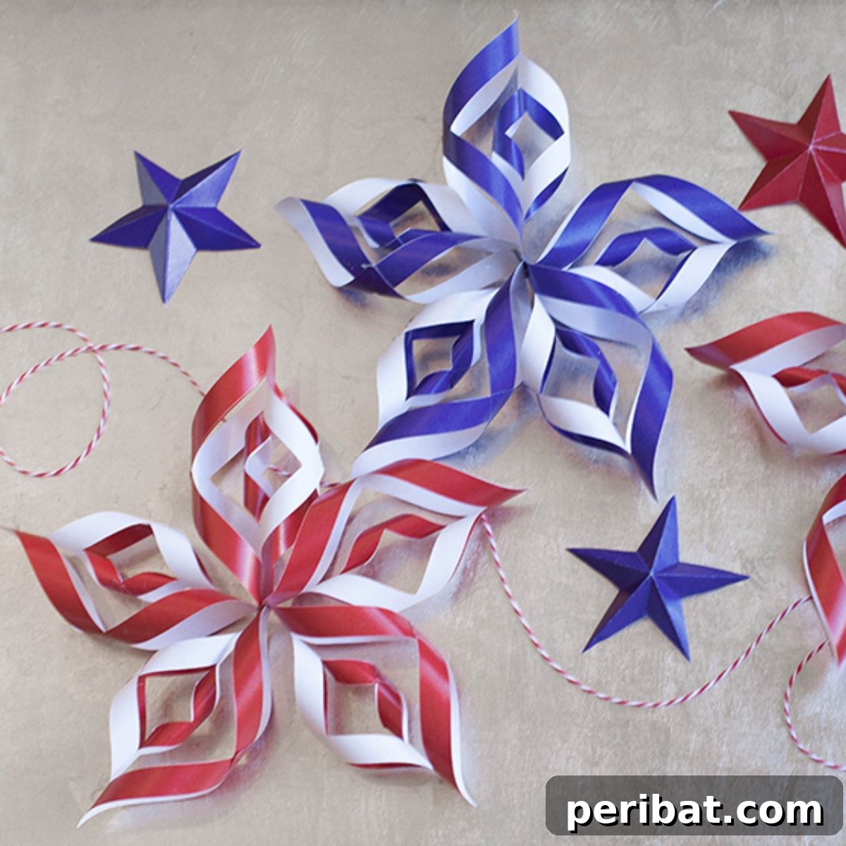 Creative DIY Memorial Day Decor Ideas 22 DIY Paper Stars