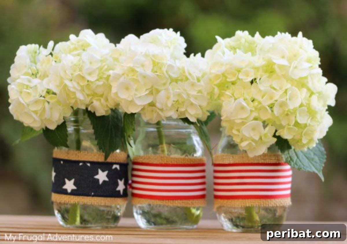 Creative DIY Memorial Day Decor Ideas 6 Super Simple Patriotic Mason Jars