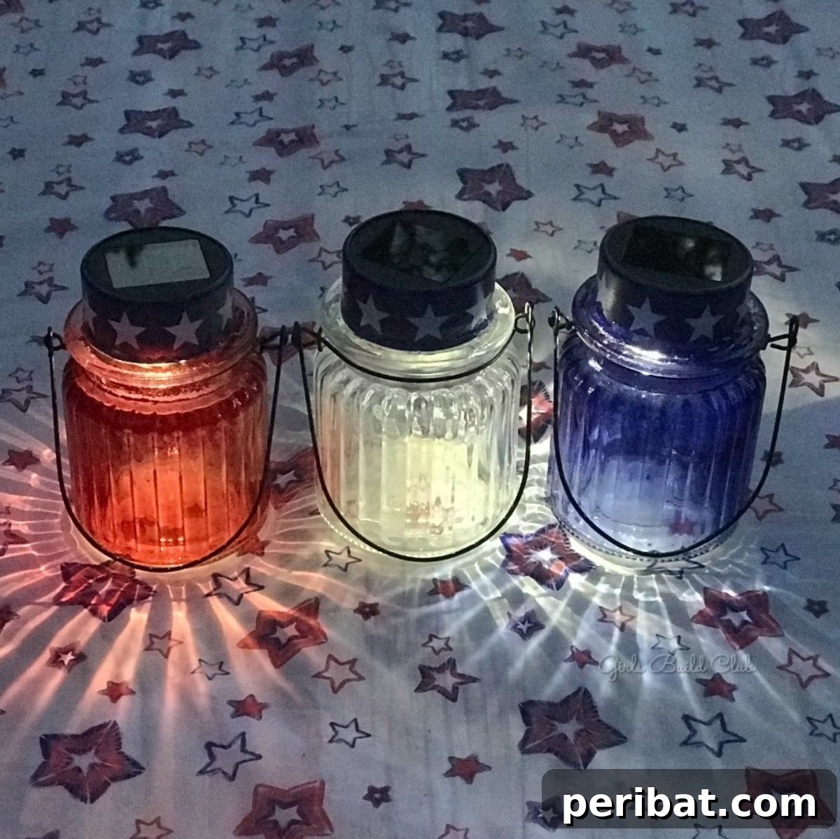 Creative DIY Memorial Day Decor Ideas 7 Solar Lanterns