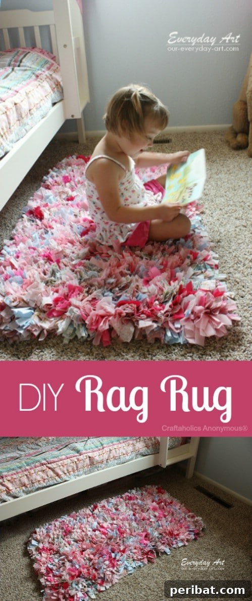 Parça Kumaşlardan Muhteşem Projeler: 100'den Fazla Yaratıcı Değerlendirme Fikri 104 DIY Fabric Scrap Rag Rug
