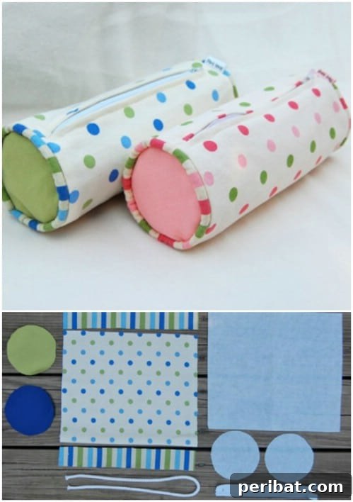 Parça Kumaşlardan Muhteşem Projeler: 100'den Fazla Yaratıcı Değerlendirme Fikri 23 DIY Fabric Scrap Pencil Case