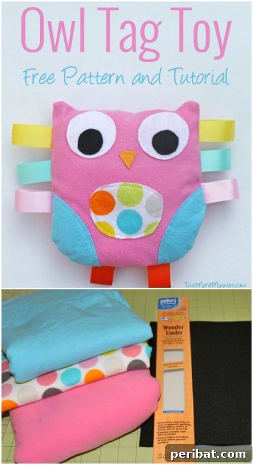 Parça Kumaşlardan Muhteşem Projeler: 100'den Fazla Yaratıcı Değerlendirme Fikri 24 DIY Fabric Scrap Owl Stuffed Toy