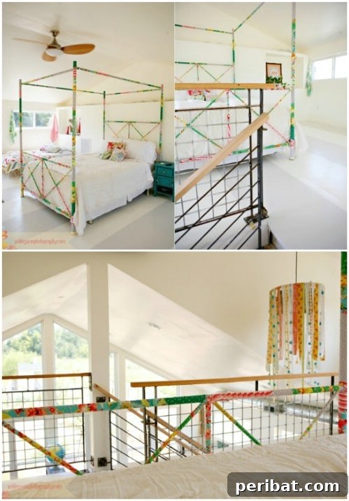 Parça Kumaşlardan Muhteşem Projeler: 100'den Fazla Yaratıcı Değerlendirme Fikri 25 DIY Fabric Covered Bed Frame Decor