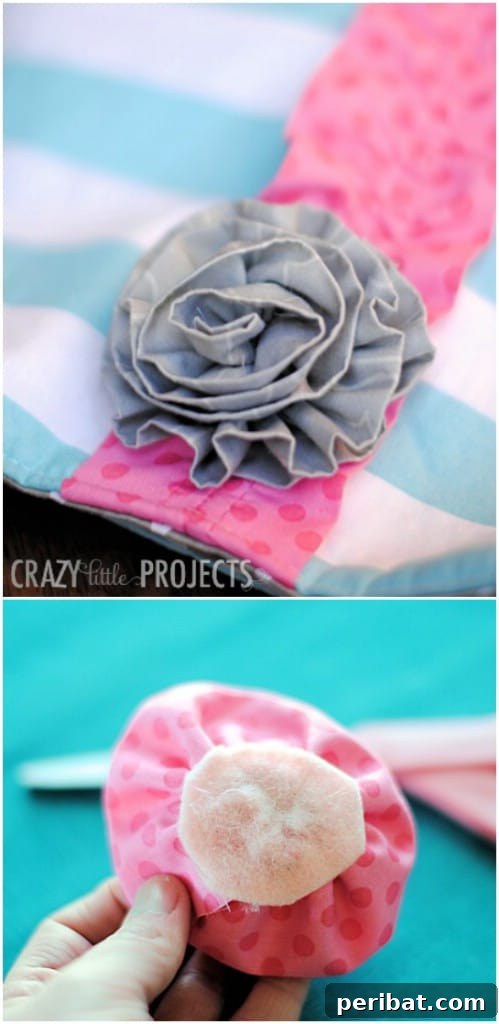 Parça Kumaşlardan Muhteşem Projeler: 100'den Fazla Yaratıcı Değerlendirme Fikri 33 DIY Fabric Scrap Flowers for Embellishments