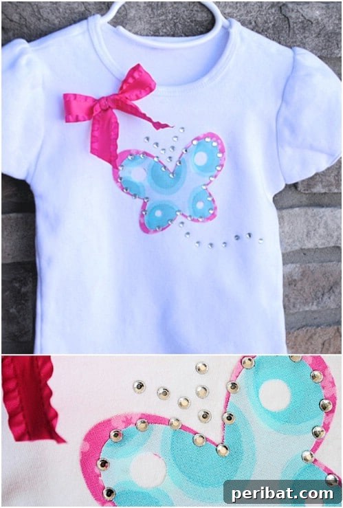 Parça Kumaşlardan Muhteşem Projeler: 100'den Fazla Yaratıcı Değerlendirme Fikri 47 DIY Fabric Scrap Embellished T-Shirt