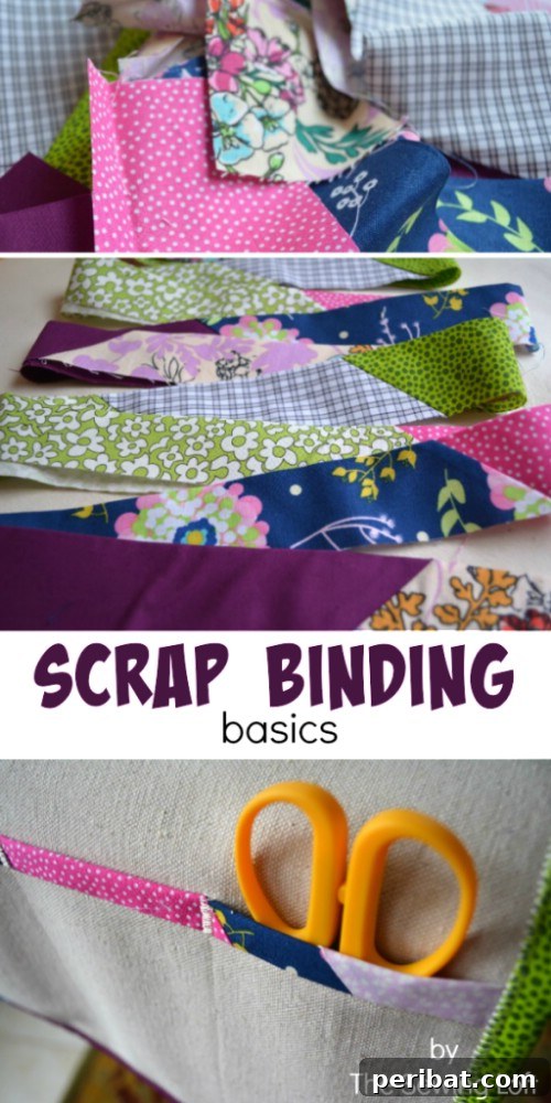 Parça Kumaşlardan Muhteşem Projeler: 100'den Fazla Yaratıcı Değerlendirme Fikri 52 DIY Fabric Scrap Continuous Binding