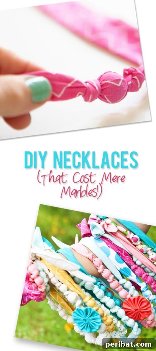 Parça Kumaşlardan Muhteşem Projeler: 100'den Fazla Yaratıcı Değerlendirme Fikri 7 DIY Fabric Scrap Marble Necklace