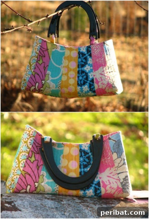 Parça Kumaşlardan Muhteşem Projeler: 100'den Fazla Yaratıcı Değerlendirme Fikri 79 DIY Fabric Scrap Dresden Petal Handbag