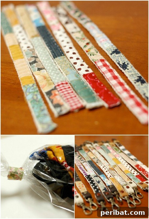 Parça Kumaşlardan Muhteşem Projeler: 100'den Fazla Yaratıcı Değerlendirme Fikri 81 DIY Fabric Scrap Decorative Tape