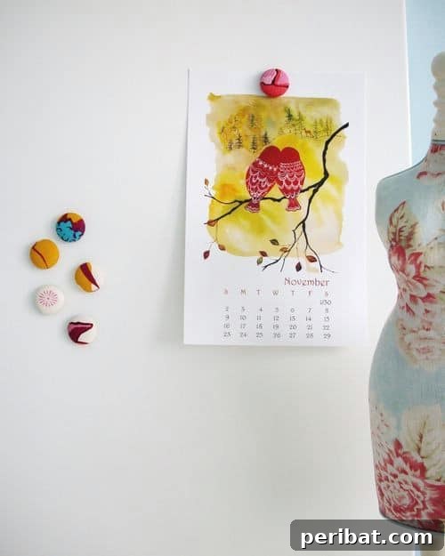 Parça Kumaşlardan Muhteşem Projeler: 100'den Fazla Yaratıcı Değerlendirme Fikri 89 DIY Fabric Scrap Refrigerator Magnets