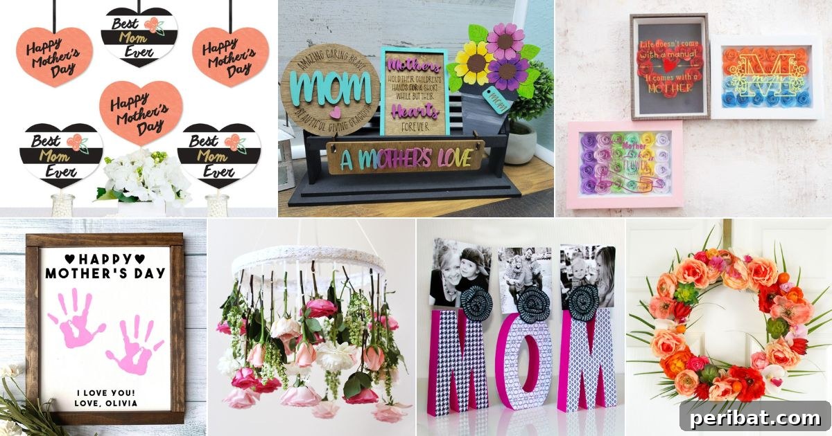 32 DIY Mother’s Day Decorations and Ideas facebook image.