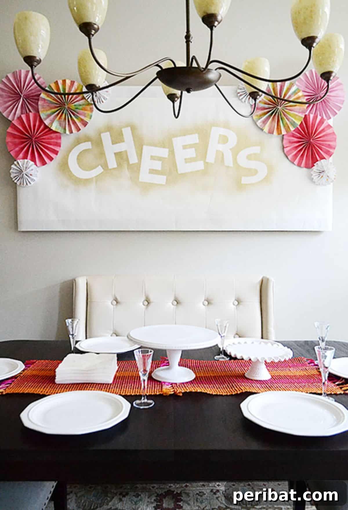 Simple & Easy DIY Paper Fan Decor for Mother’s Day
