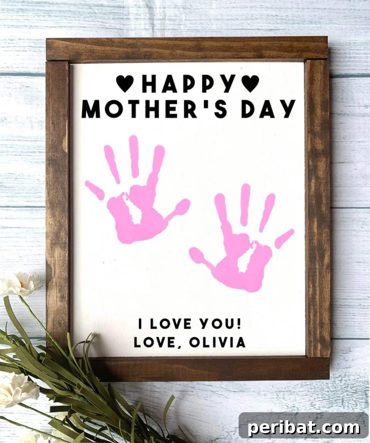 Child's Handprint Sign