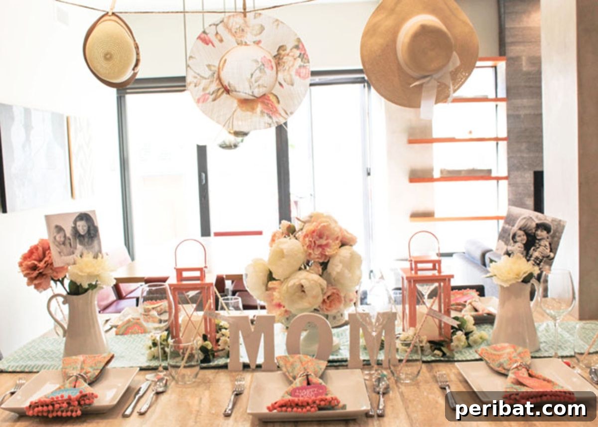 Lovely Blooming Mother’s Day Table!