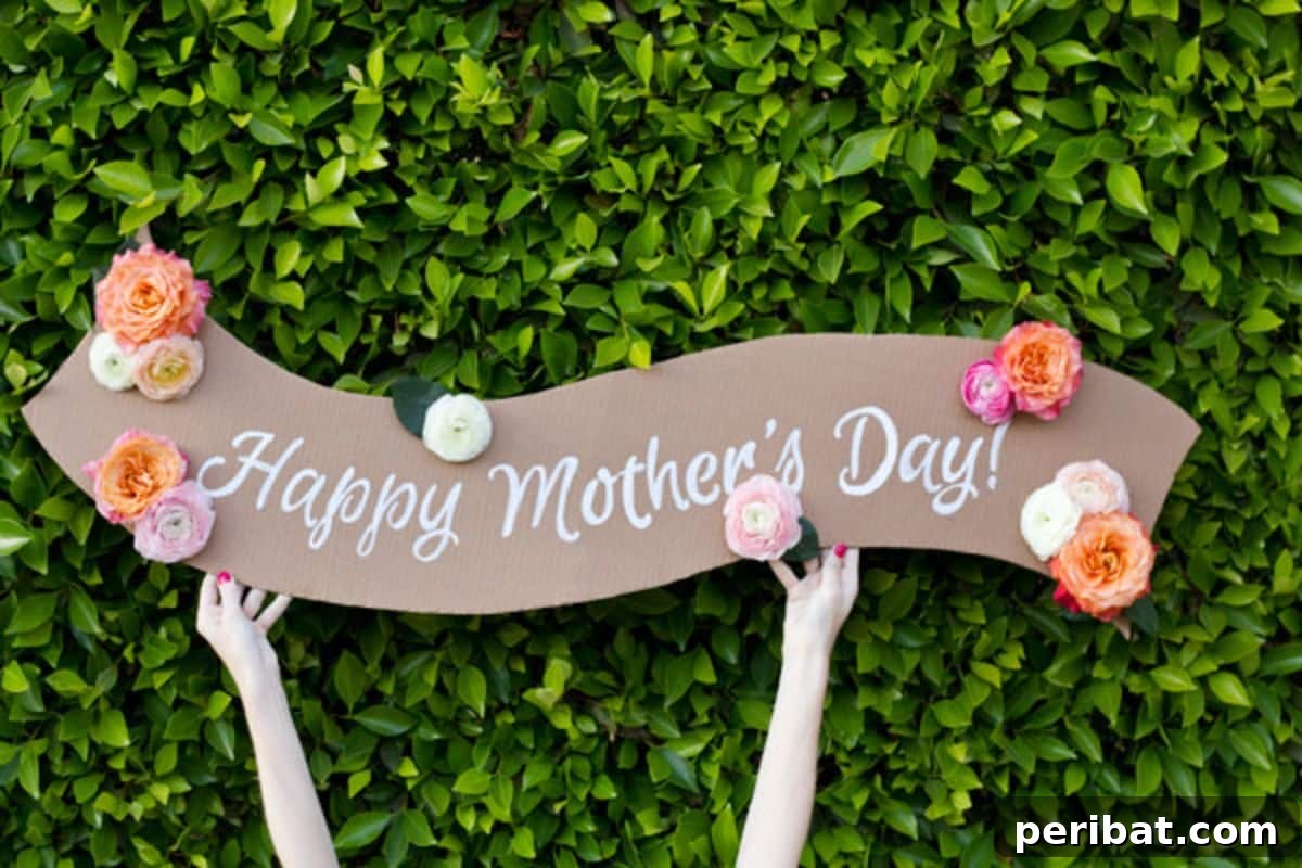 DIY “Happy Mother’s Day Banner”