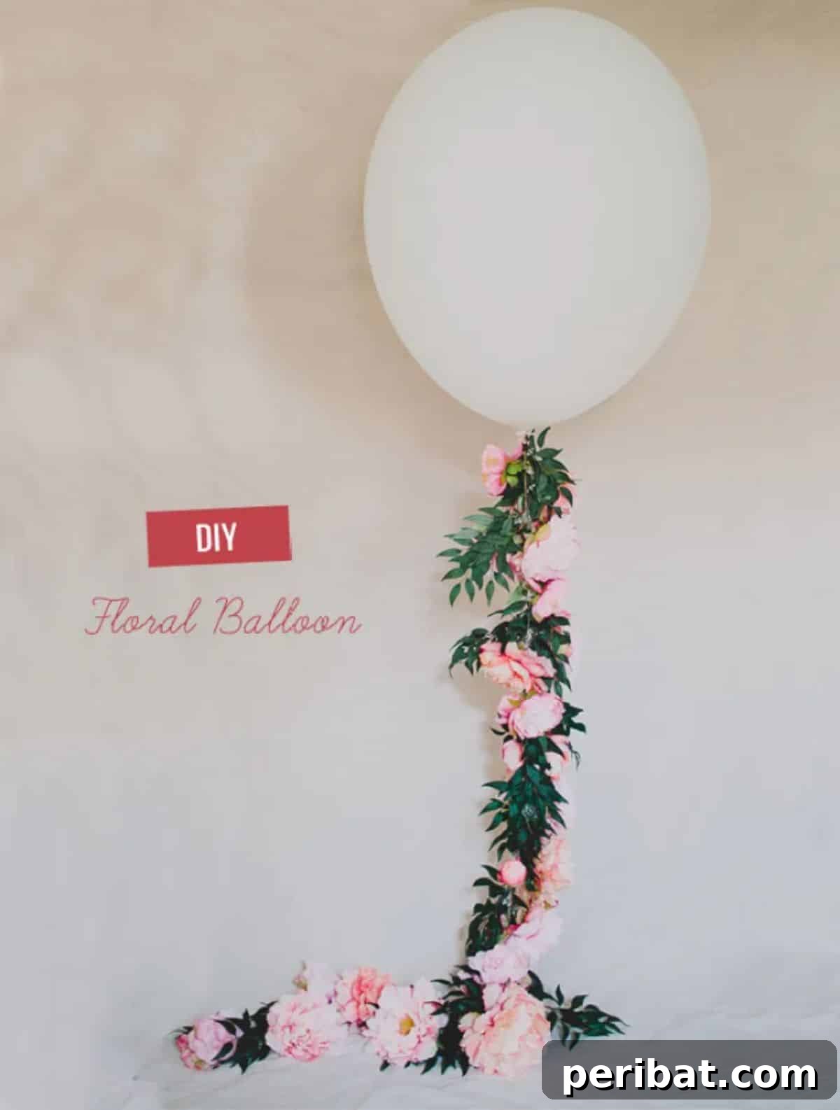 DIY Floral Balloon with Afloral