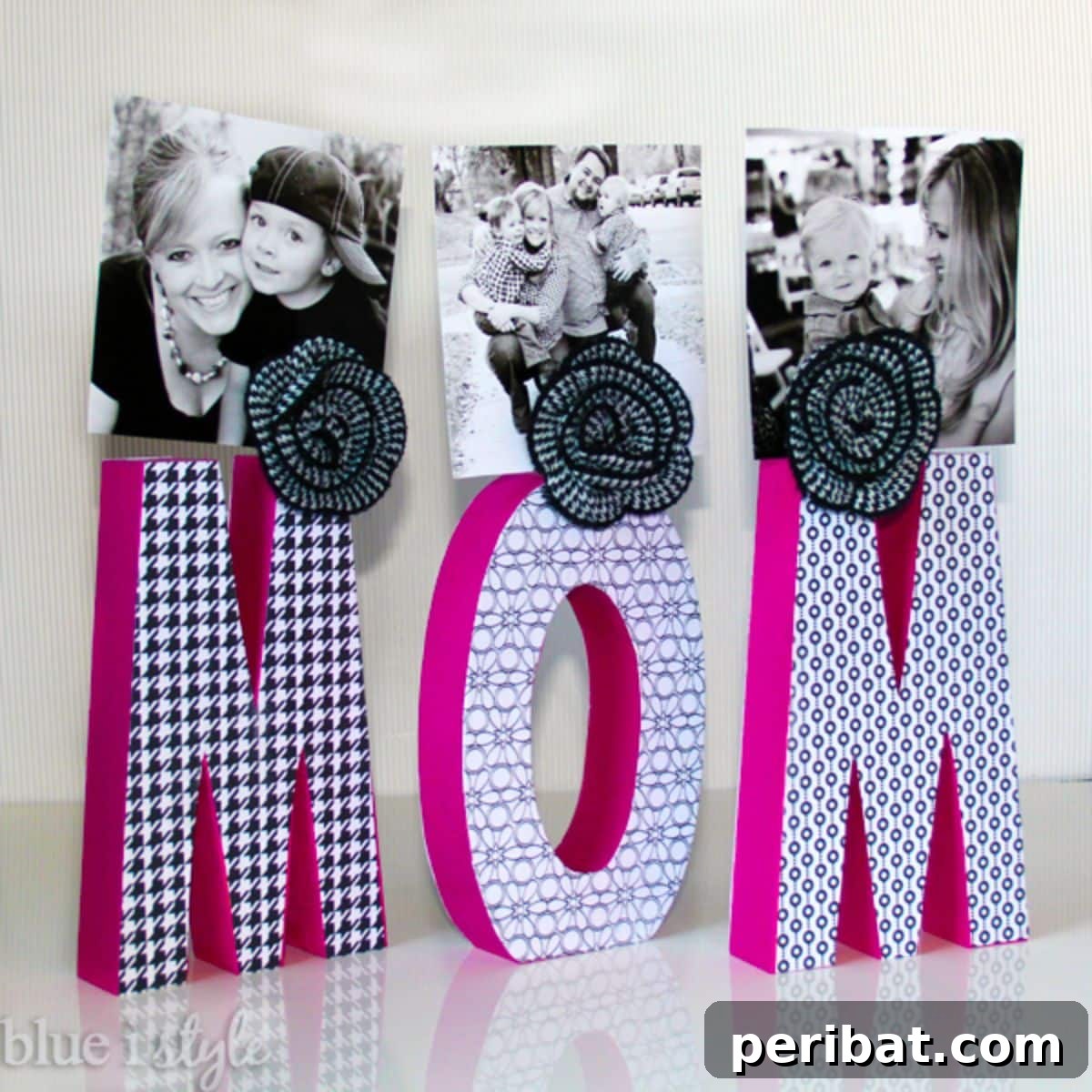 Letter Photo Display For Mother’s Day
