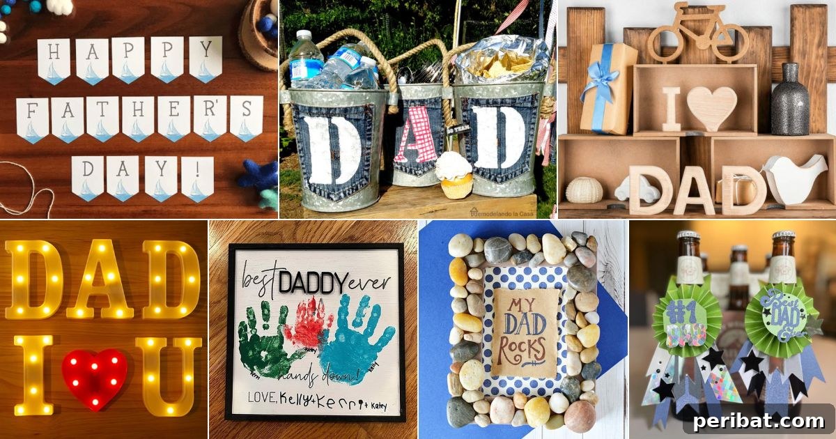 31 Homemade Father's Day Decor and Gift Ideas 2 31 DIY Father’s Day Decorations and Ideas for a Memorable Celebration