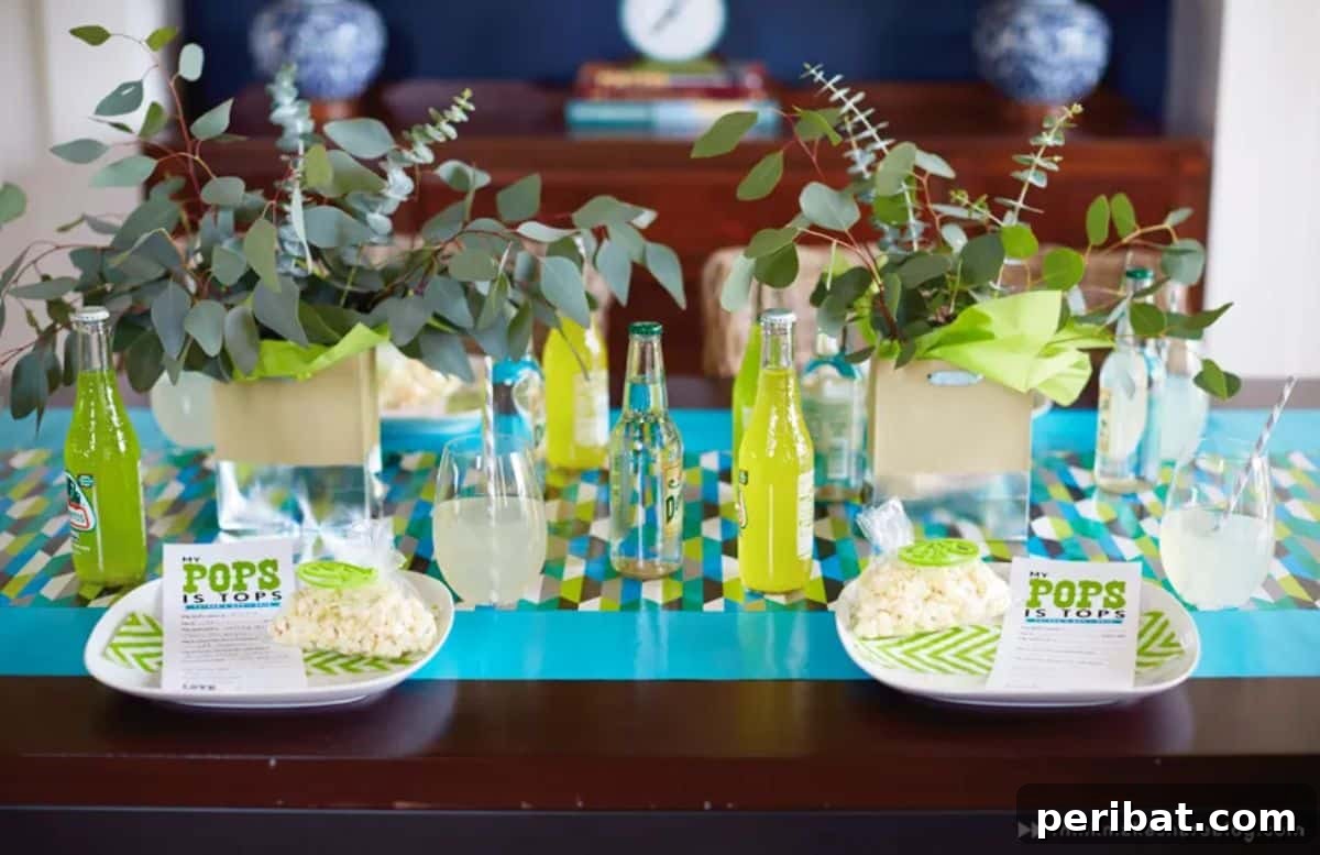 31 Homemade Father's Day Decor and Gift Ideas 11 Fun, DIY Father’s Day Tabletop