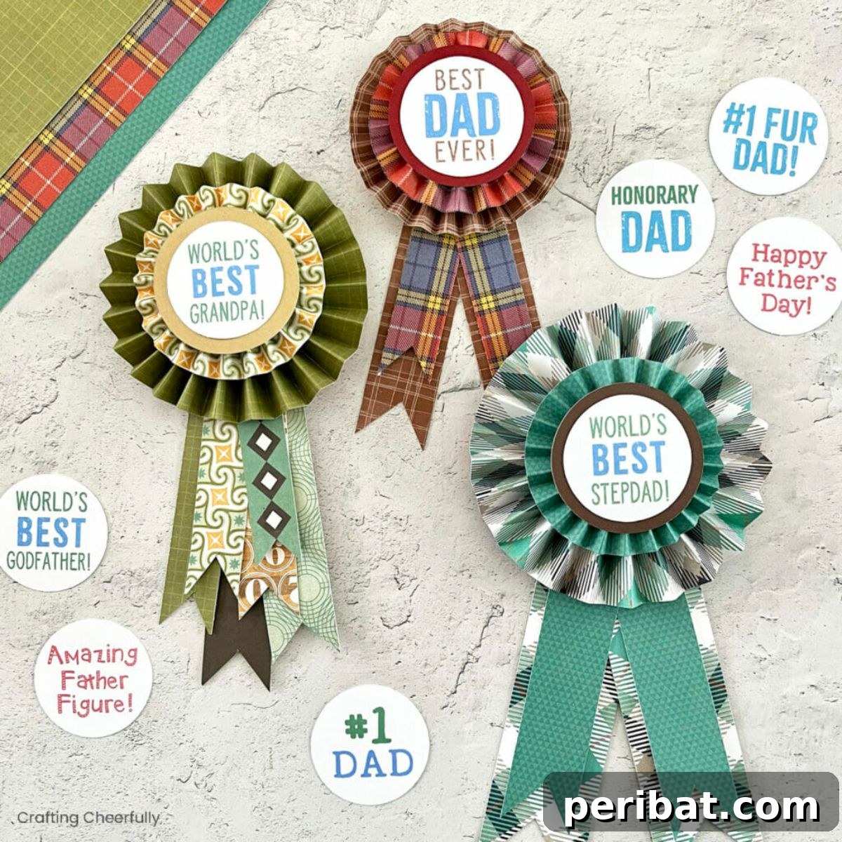 31 Homemade Father's Day Decor and Gift Ideas 27 DIY Father’s Day Award Ribbons