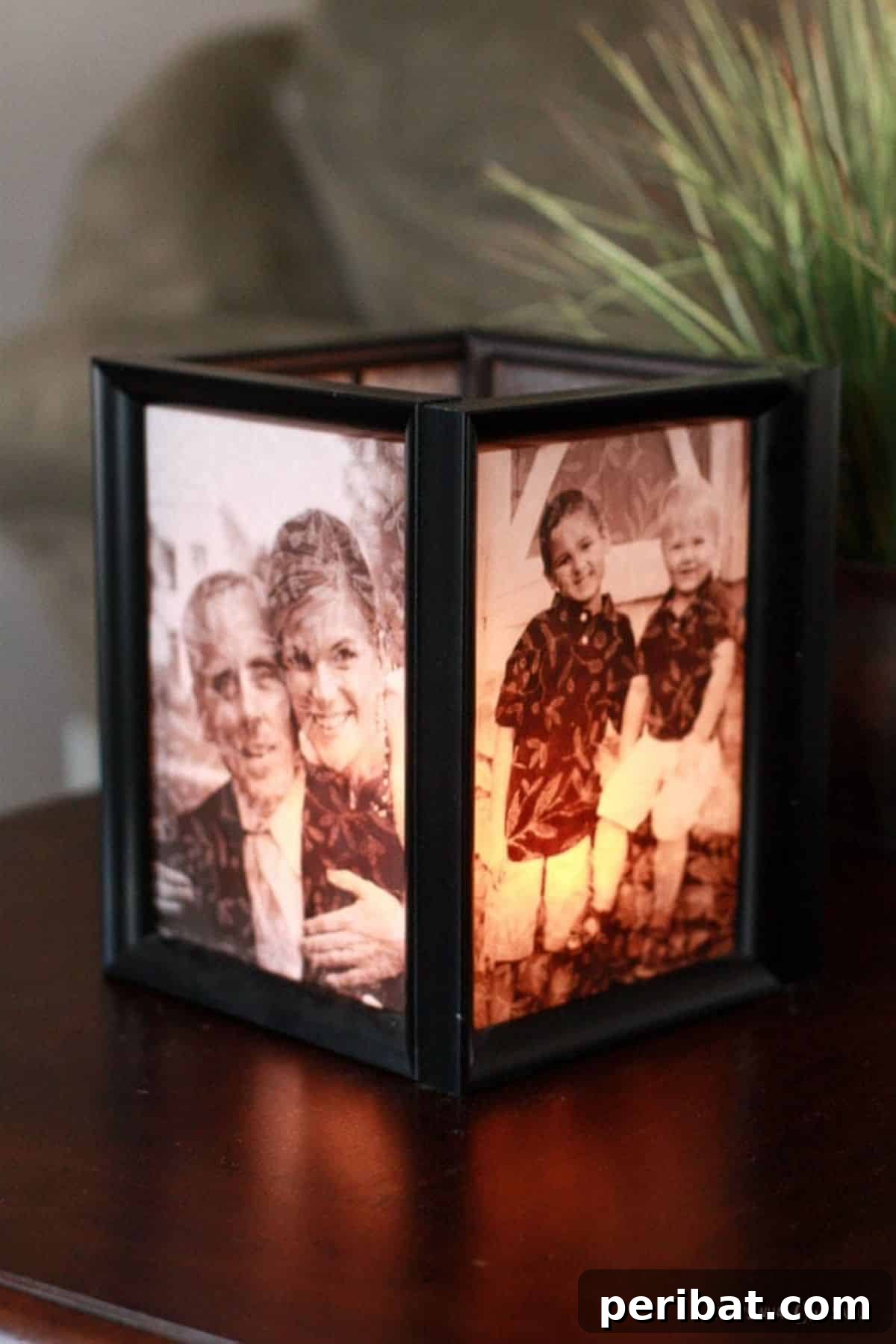 31 Homemade Father's Day Decor and Gift Ideas 32 Picture Frame Luminaries