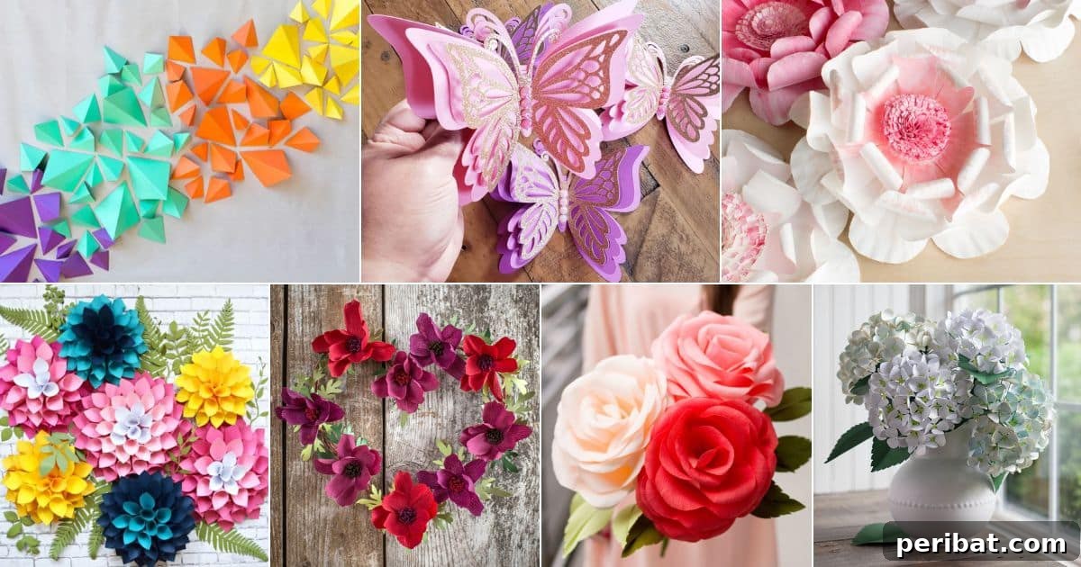 Collection of 50 creative DIY birthday decoration ideas and craft items for memorable celebrations.