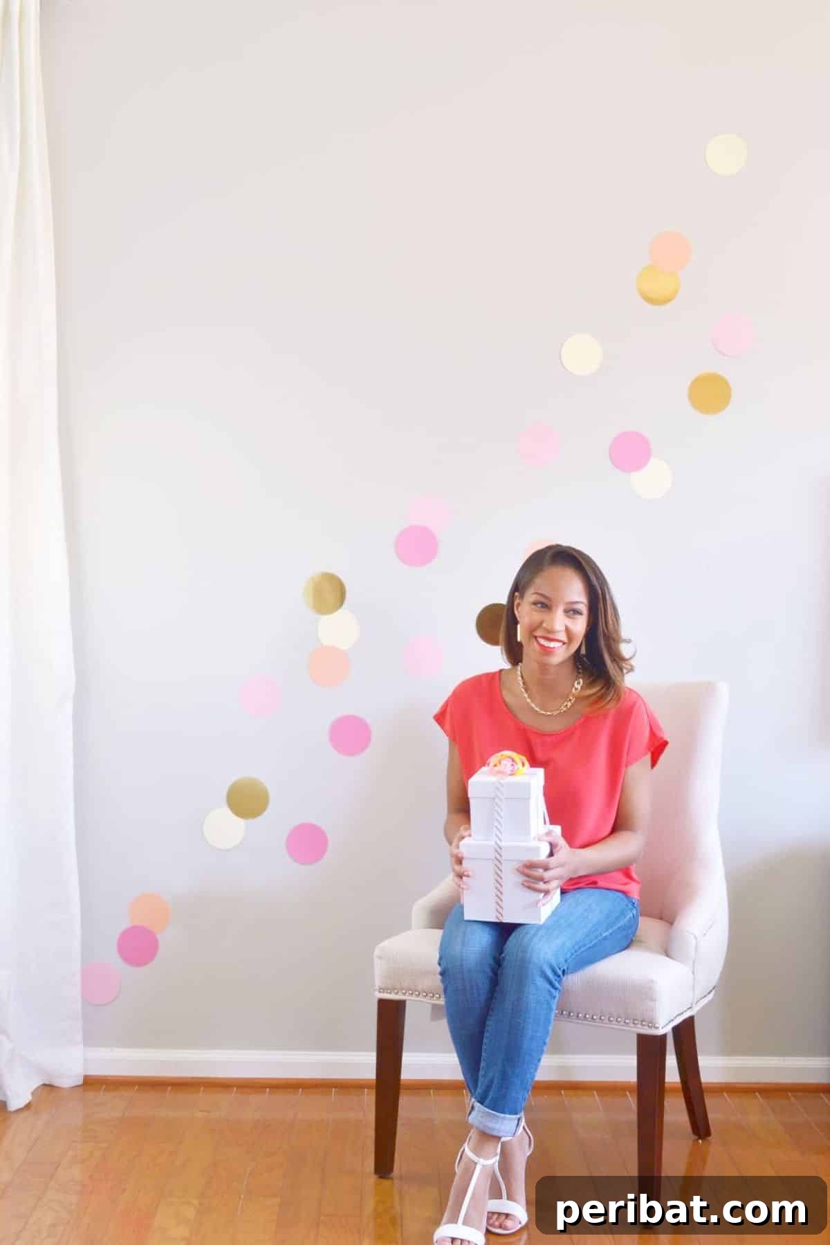 DIY confetti wall backdrop for vibrant birthday party decor and photo opportunities
