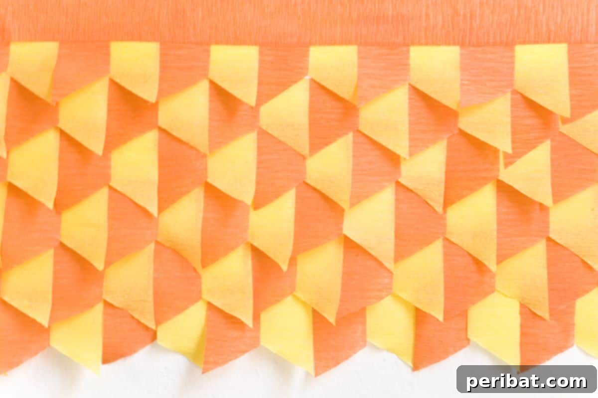 Easy DIY streamer backdrop for an eye-catching birthday party decoration