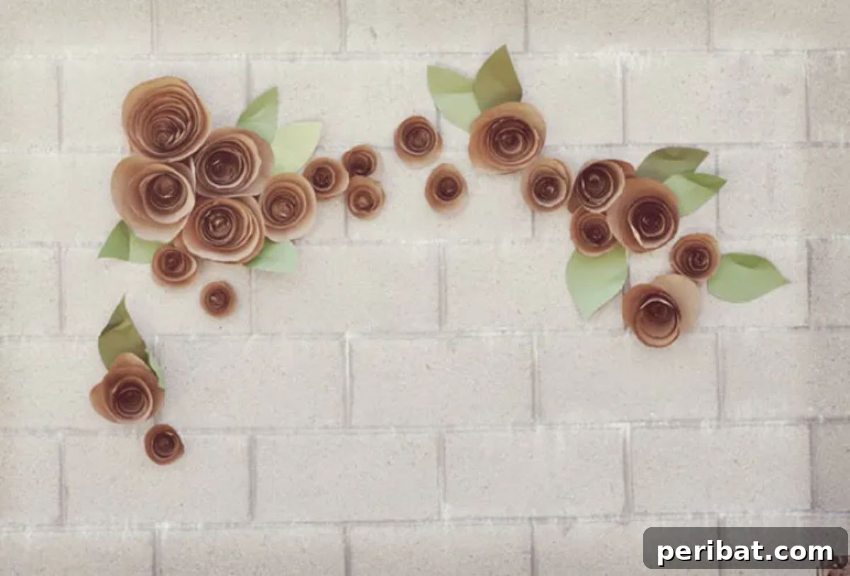 Craft stunning oversized paper flowers for a unique birthday backdrop