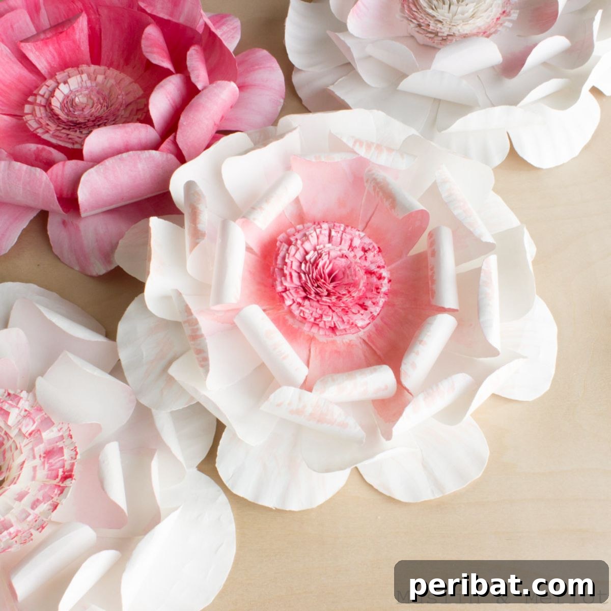 DIY paper plate flowers for a stunning and creative birthday floral display