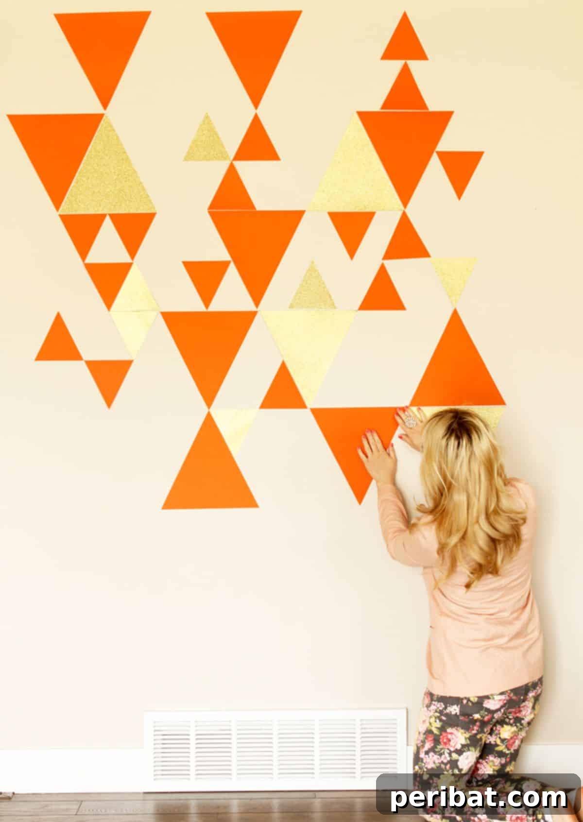 DIY photo wall display to personalize birthday parties and capture memories