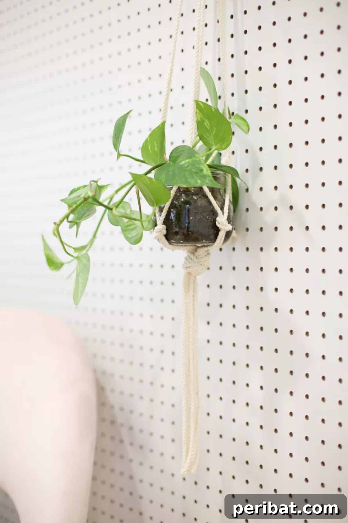 50 Heartfelt Handmade Birthday Gifts 19 Hanging Macrame Plant Holder