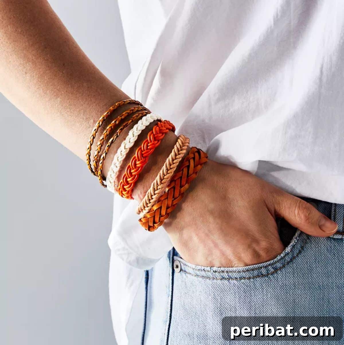 50 Heartfelt Handmade Birthday Gifts 30 Snake-Belly Braided Bracelet