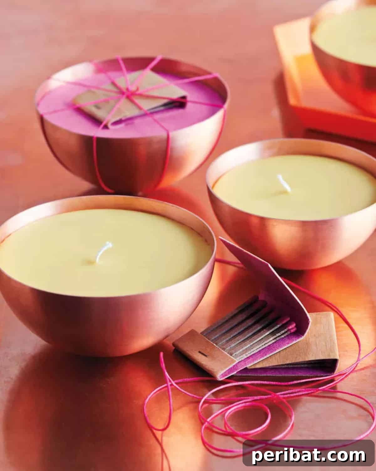 50 Heartfelt Handmade Birthday Gifts 34 Citrus-and-Spice-Scented Candles