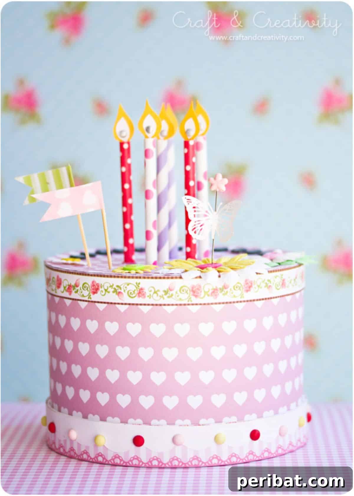 50 Heartfelt Handmade Birthday Gifts 37 Homemade Paper Cake That’s Fill with Gifts