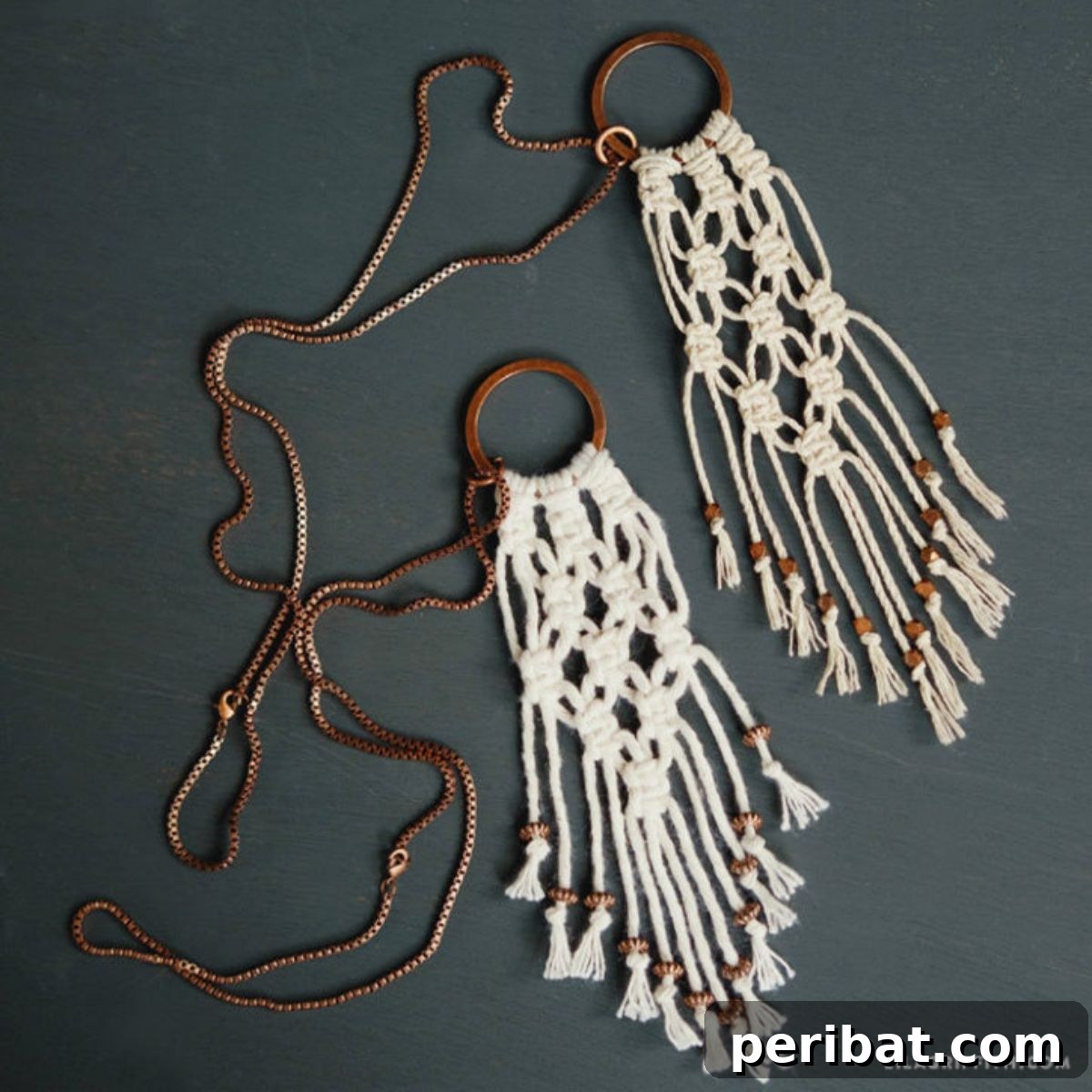 50 Heartfelt Handmade Birthday Gifts 42 DIY Macrame Necklace