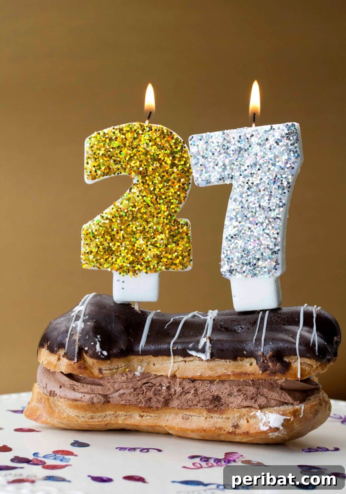 50 Heartfelt Handmade Birthday Gifts 7 DIY Glitter Birthday Candles