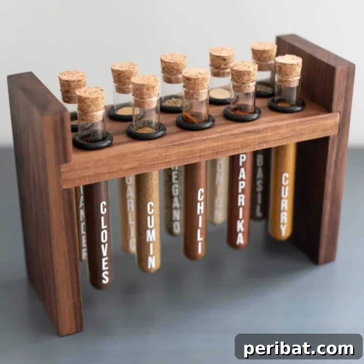 Spice Rack Mastery: 49 Projects and Products 15 Test Tube Spice Holder